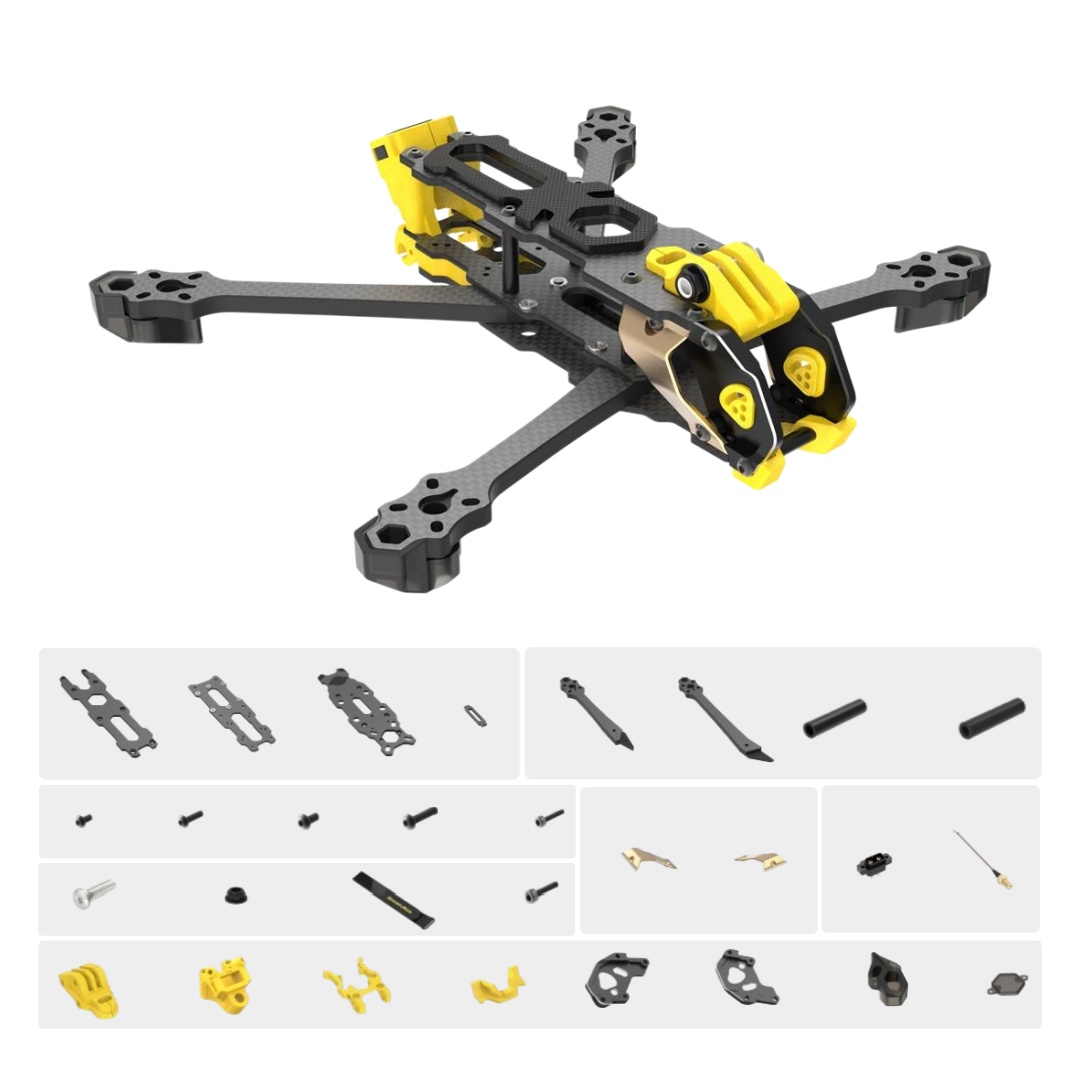 Комплект рамы Mario 5, версия  – обзор и цена Drone Kit Fpv