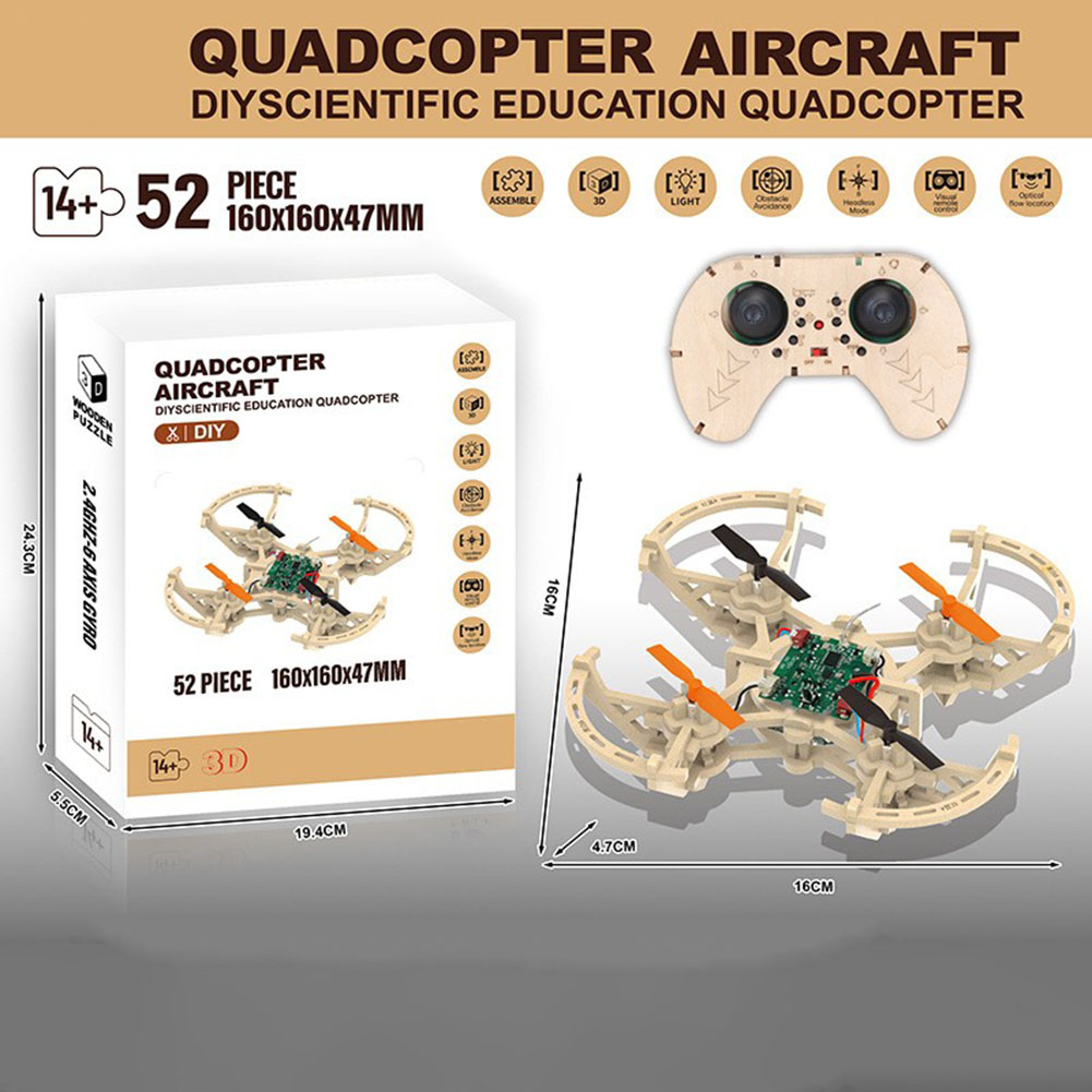 Деревянный радиоуправляемый кв – обзор и цена Drone Kit Octocopter